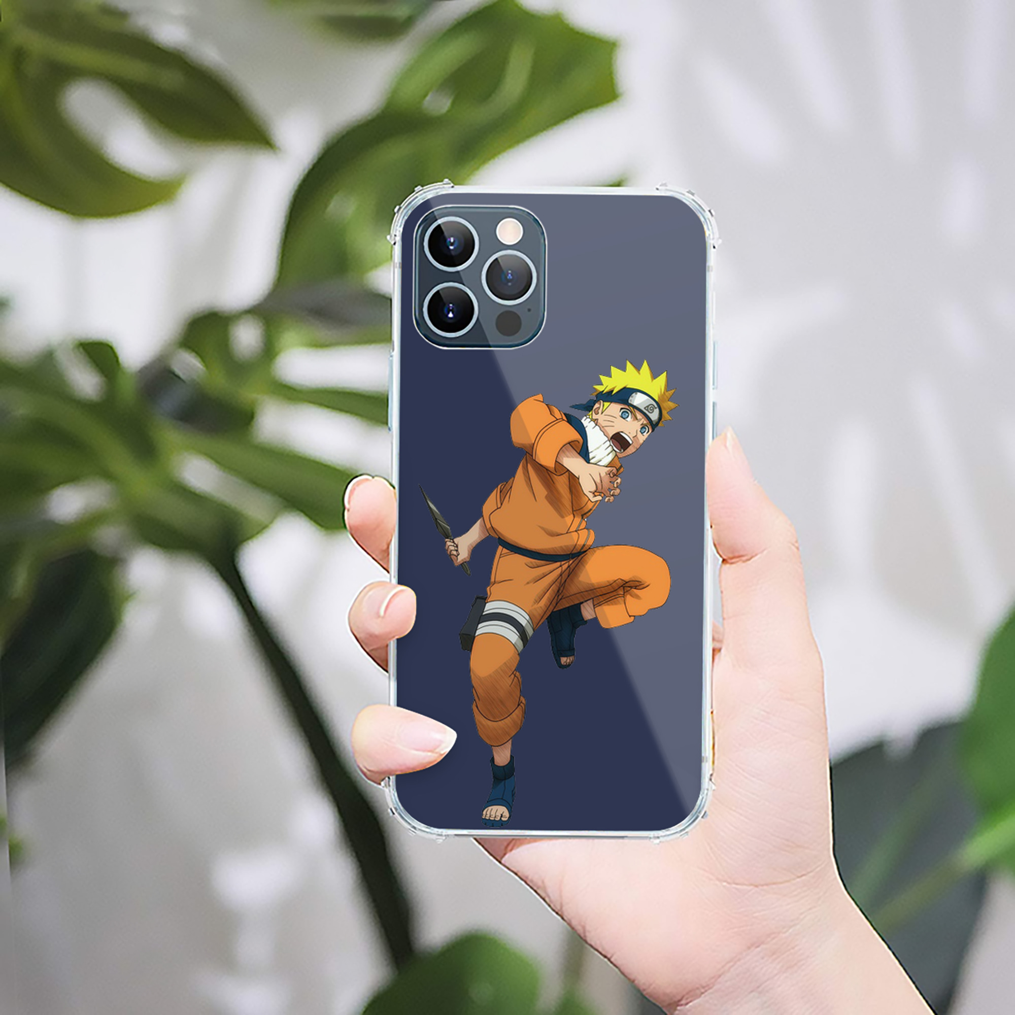 （画像用） NARUTO -ナルト- うずまき ナルト Uzumaki Naruto 【iPhone 12シリーズ対応】透明スマホケース（クリアソフトケース）